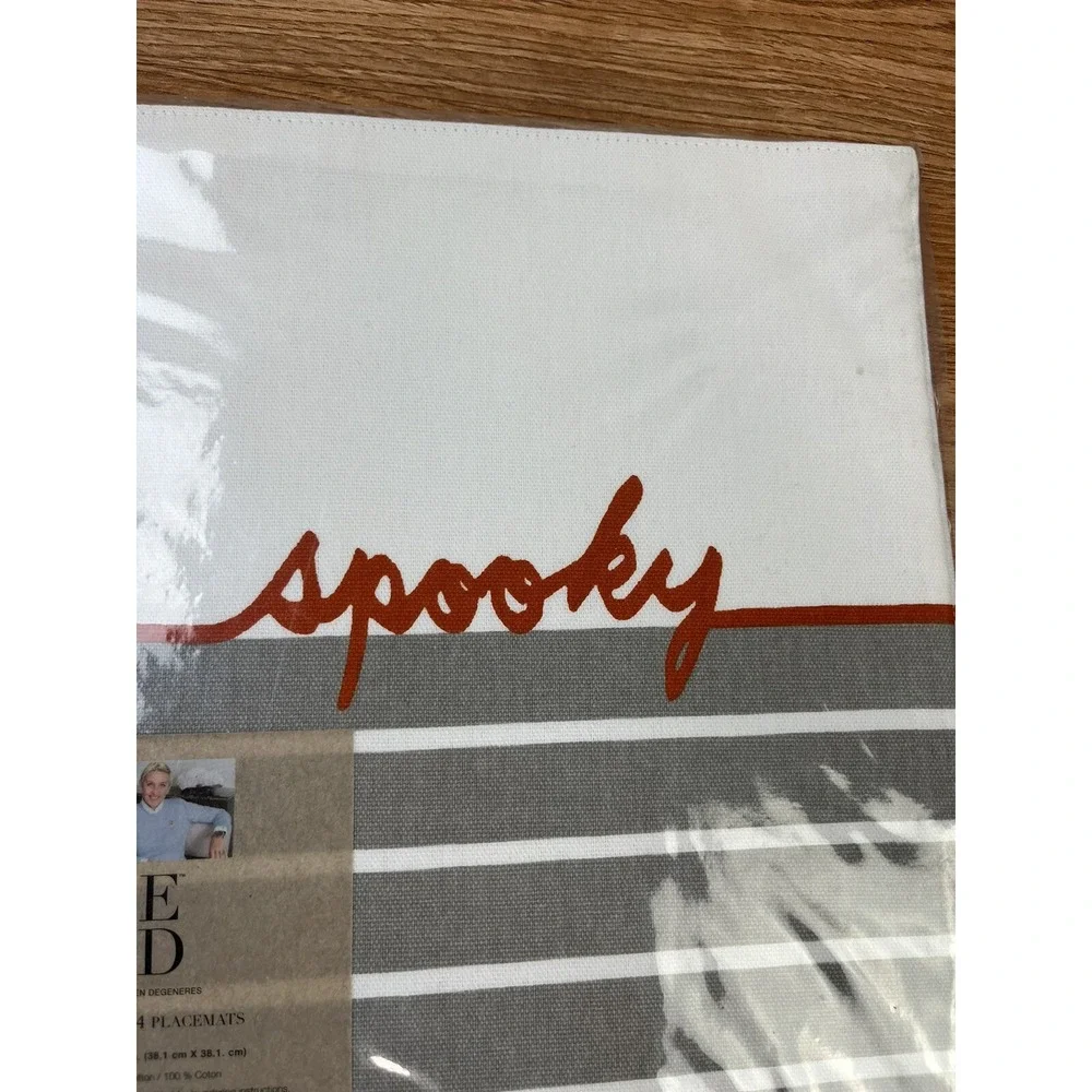 Ellen Degeneres ED Halloween Placemats 15in Square 